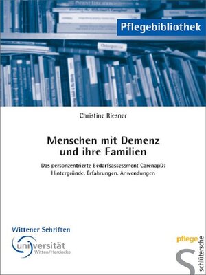 cover image of Menschen mit Demenz und ihre Familien